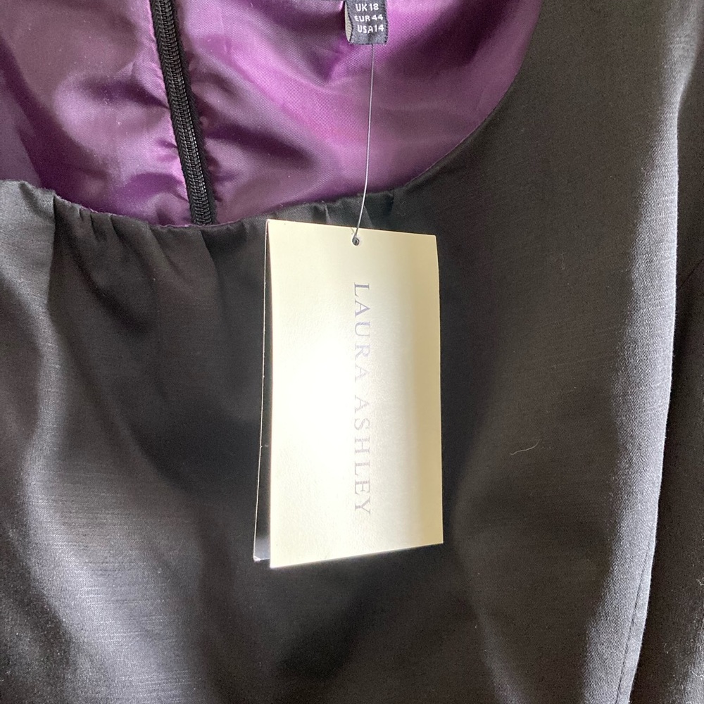 NWT LAURA ASHLEY Cotton Blend Dress  Size 14 - Picture 2 of 5